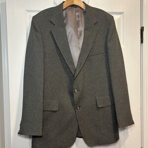 LEVI'S ACTION SUIT Men's Gray Blazer Sport‎ Coat Jacket 2 Button 4 total pocket